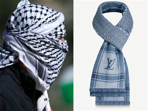 keffiyeh louis vuitton|louis vuitton scandal.